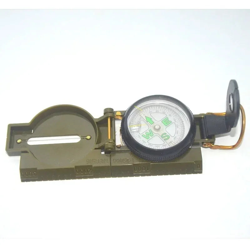 Waterproof High Precision Compass Outdoor Gadget Sports Hiking Mountaineering Professional Military Army Metal Sight Oasis Select