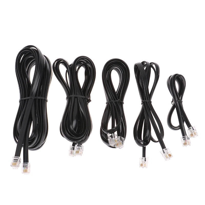 RJ12 6P6C ST-4 Autoguide Cable for iOptron IEQ30 IEQ45 | 0.5–5m