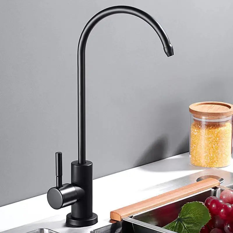 304 Stainless Steel Kitchen Faucet Hot and Cold Water Mixer 360 Degree Rotation Basin installation Comes Kitchen Hardware Oasis Select