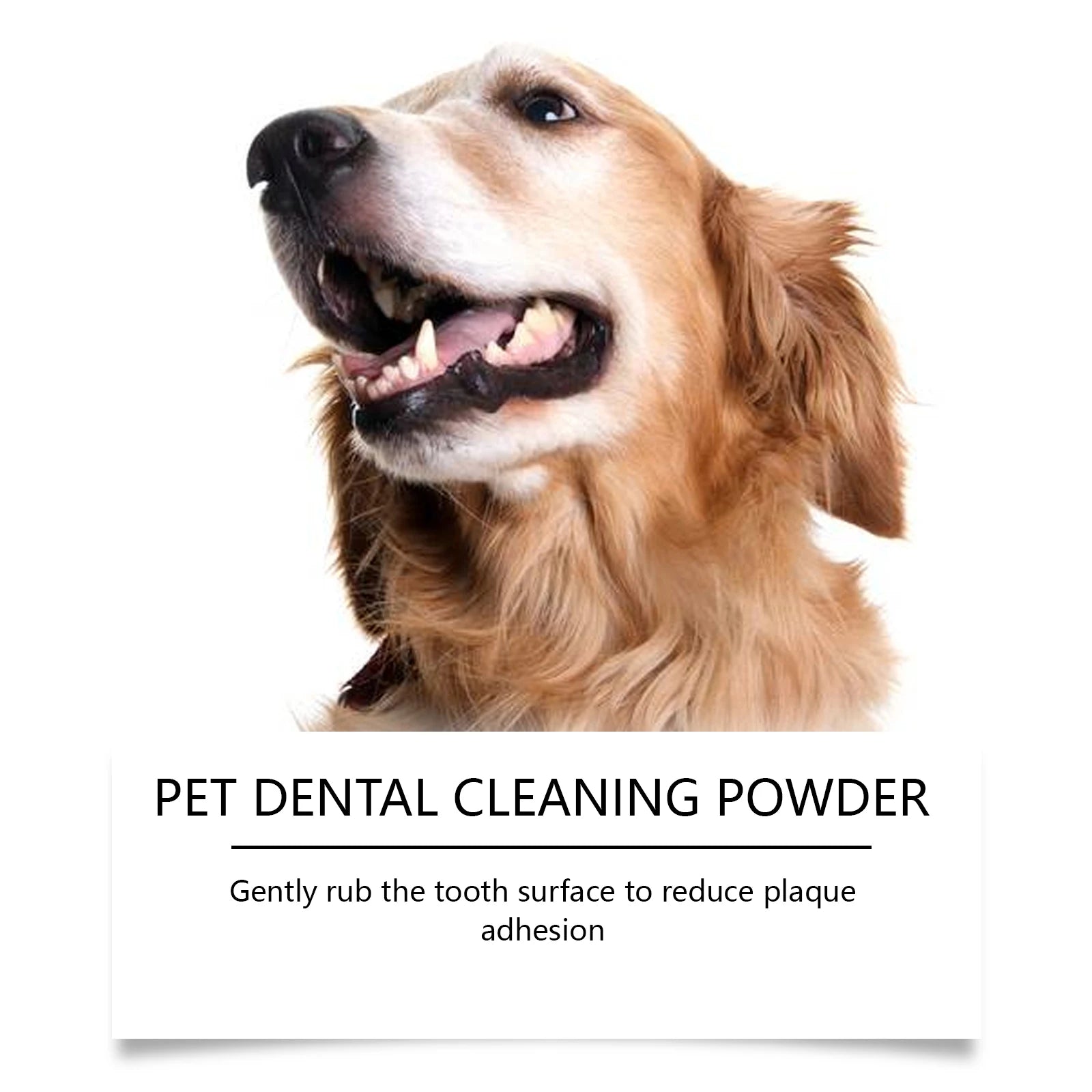 Pet Teeth Cleaning Powder for Dog Reduces Tartar and Calculus Protect Dog Oral Gum Health Freshen Breath Dog Cleaning Products Oasis Select