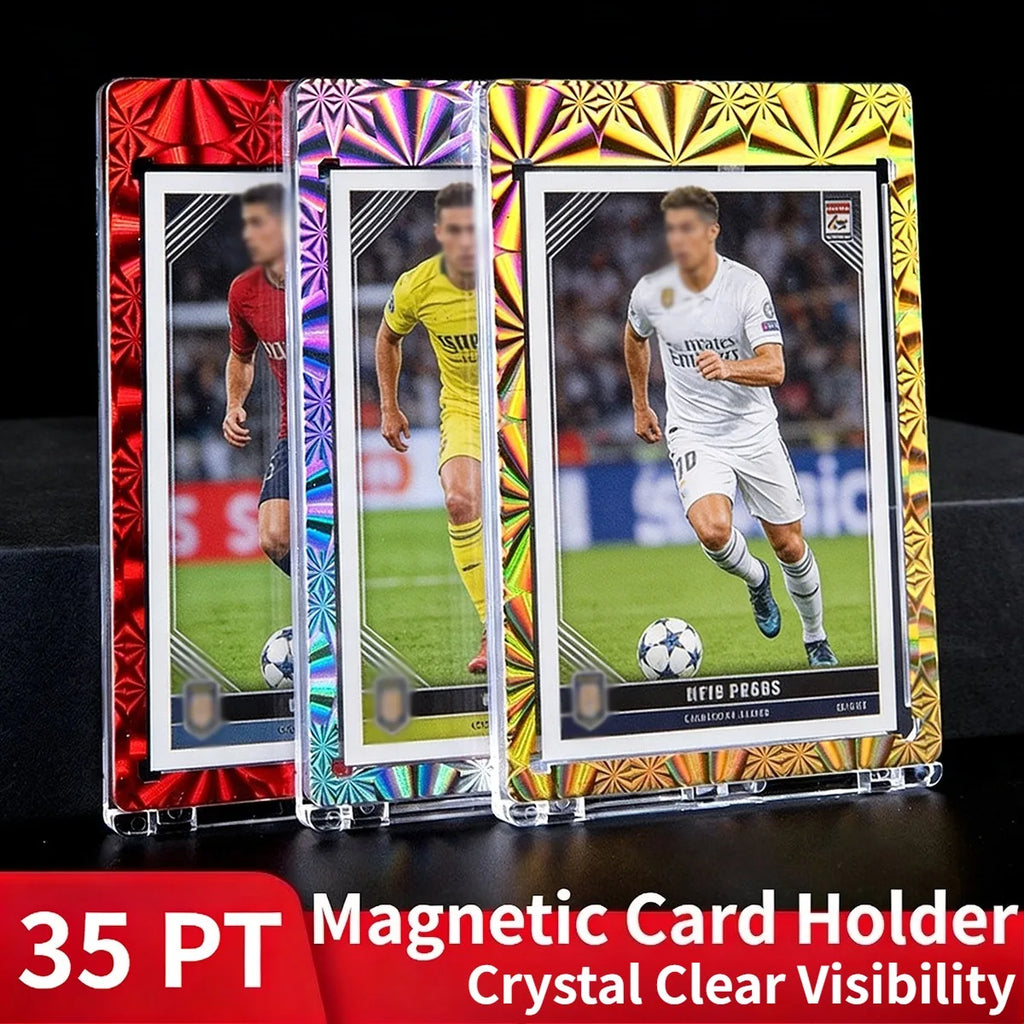 1/3/5 Pcs 35pt Magnetic Card Holders – Ultra-Thick Hard Case for MTG, YGO & Sports Cards, Scratch-Resistant Display Oasis Select