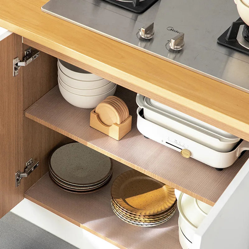 Reusable Kitchen Cabinet Mats Drawer Mats Washable Dustproof and Non-slip Placemats Refrigerator Non-slip Mats Shelf Paper Oasis Select