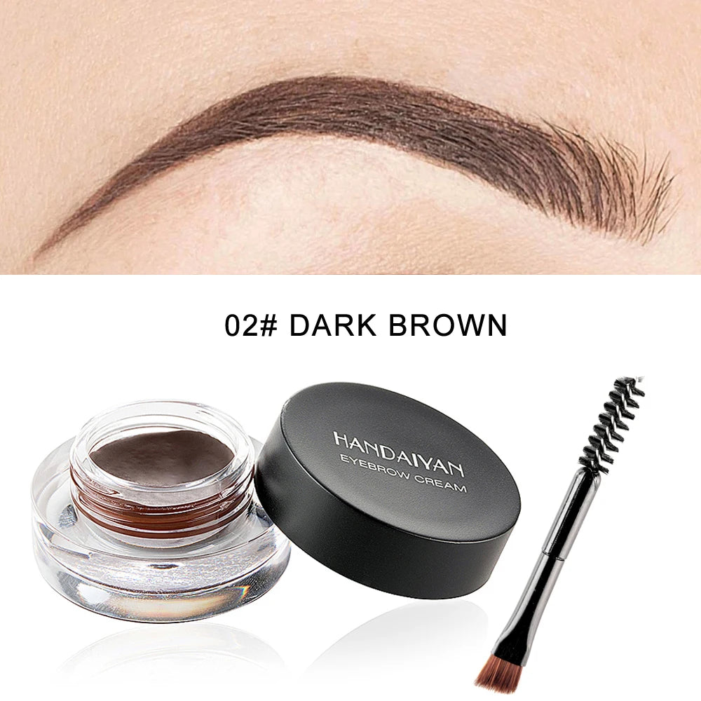 HANDAIYAN Waterproof Eyebrow Gel Cream – 12 Shades, Long Lasting