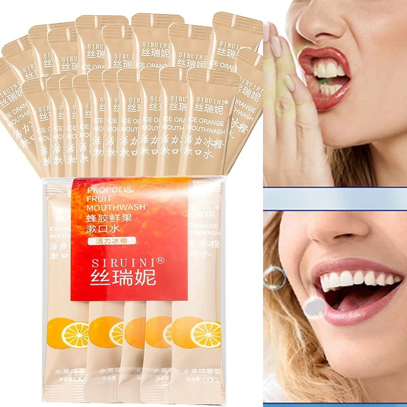 DR.DAVEY Ice Orange Disposable Mouthwash Pods – 20 Pack