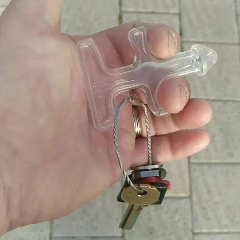 4pcs Portable Self Defense Stinger Drill Personal Keychain Protection Tactical Security Outdoor Tool Accessories for Men Women Oasis Select