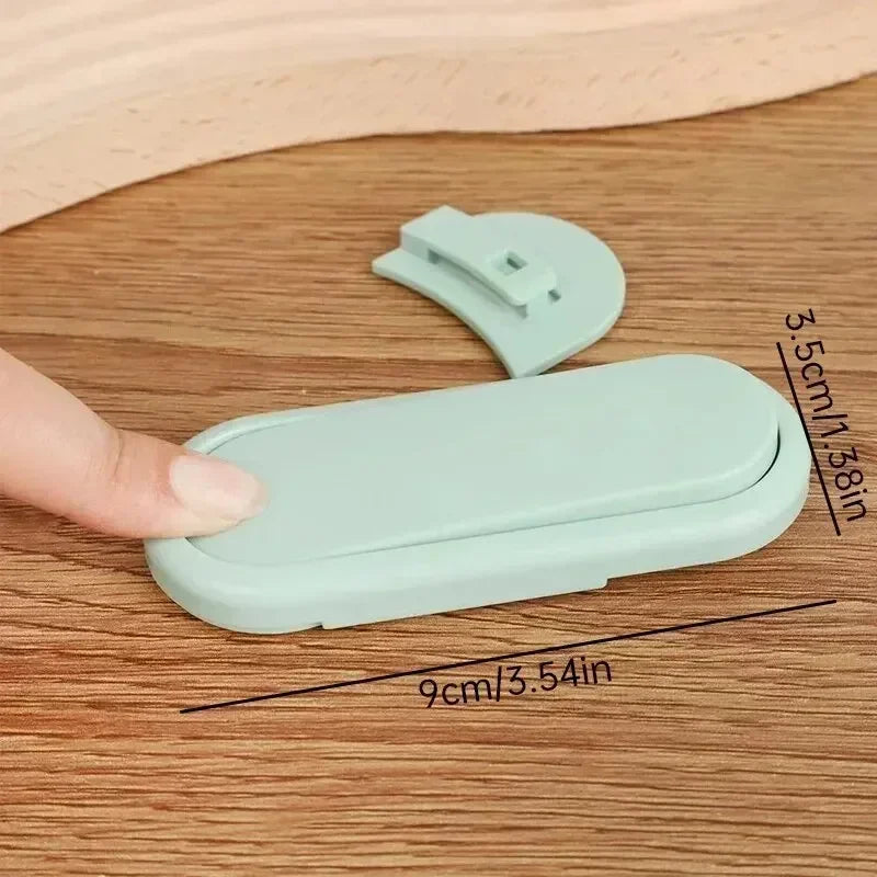 5pcs Children's Drawer Safety Latch Cabinet Door Protection Baby Anti Pinch Hand Invisible Lock Opposite Door Wardrobe Lock Oasis Select