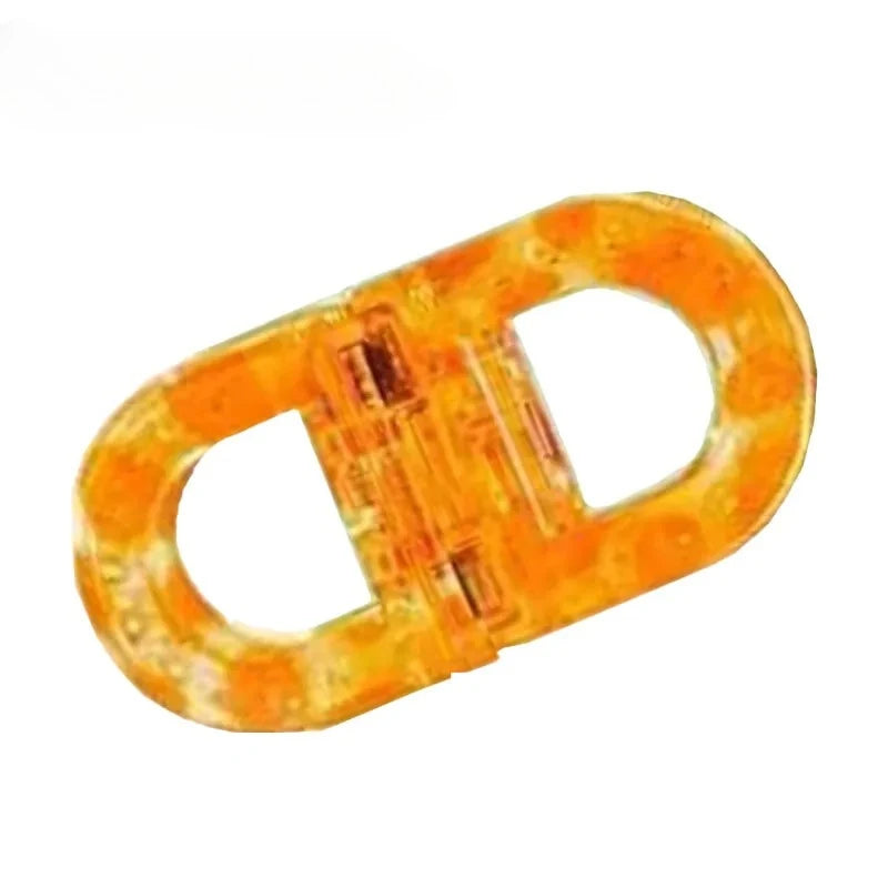 1-4PCS Smart Magnetic Hair Clip Invisible Strong Hold for Fine and Thick Hair Styling Accessory Practical Gift for Women Oasis Select Orange-1PC