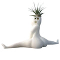 Hilarious Big Booty Ghost Planter Succulent Planter Air Plant Display Indoor Planter Decor Planter Plant Pots Funny Prank Gift Oasis Select WHITE