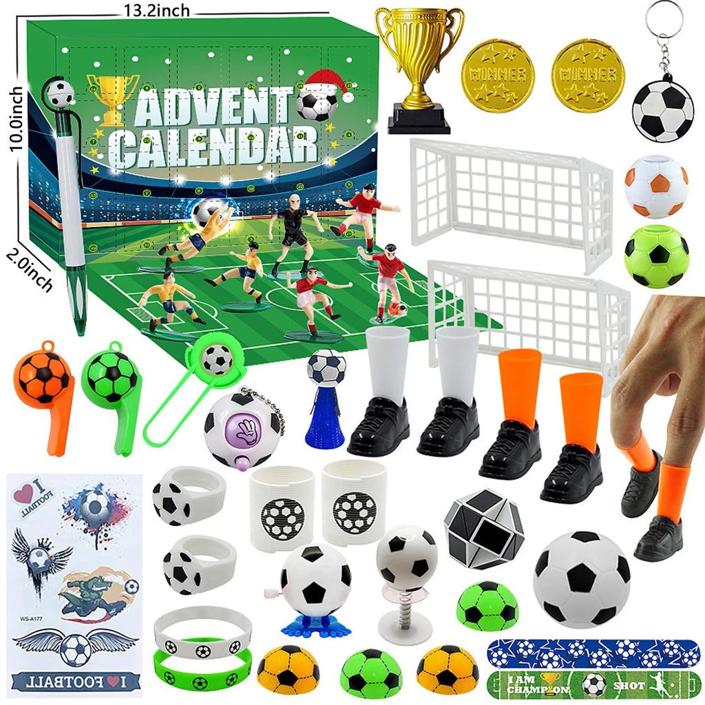 Football Building Blocks Christmas Advent Calendar – Kids Gift Building Blocks Advent Calendar Oasis Select