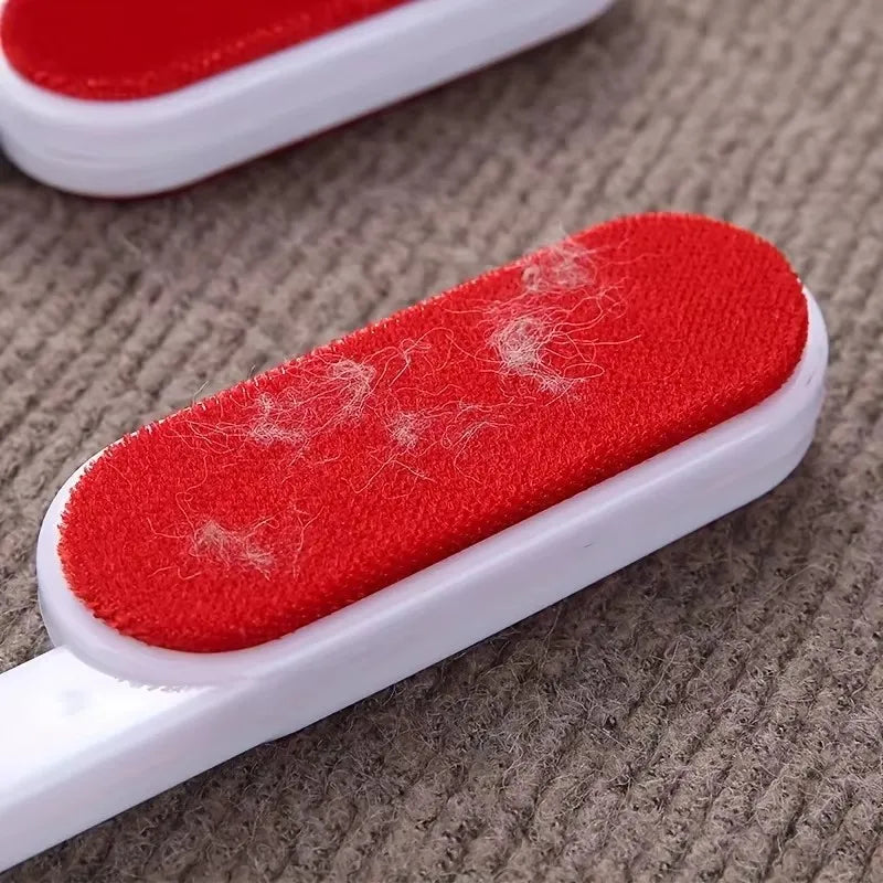 Self-cleaning Lint Sticking Roller 2 Sides Dedusting Brush Pet Hair Remover Brush Removing Dog Cat Hair from Sofa Carpet Clothes Oasis Select