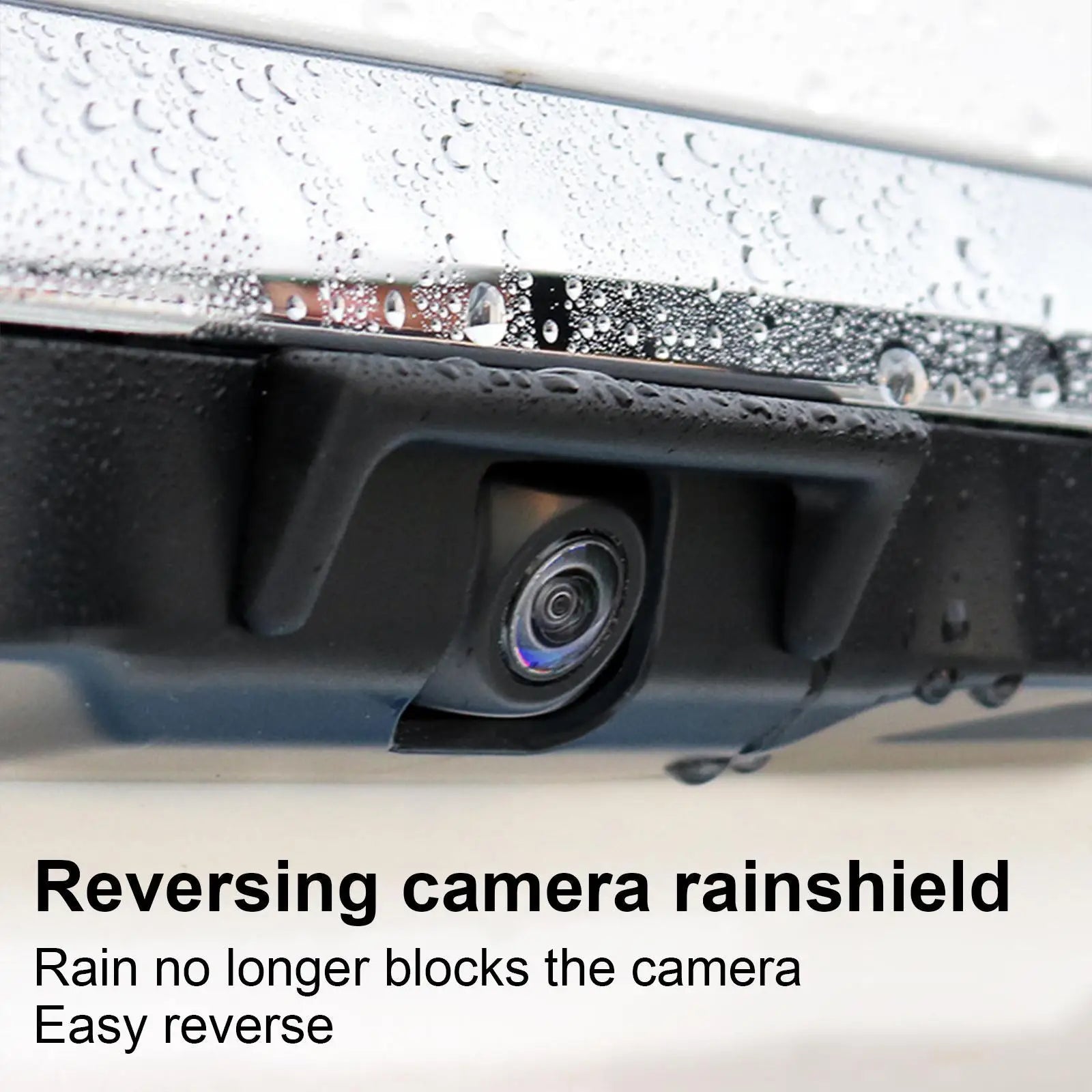Rainproof Camera Cover for Car Rain-Proof Automobile Waterproof Shield Accurate Rainshield Rain Protection Strong Adhesive Oasis Select