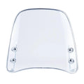 ATV Windshield Adjustable Motorcycle Windscreen Flexible Flyscreen High-Definition Large Wind Splitter Windshield Replacement Oasis Select Clear