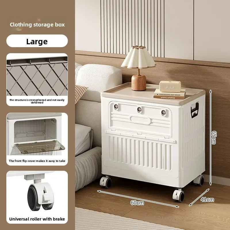 Multi-functional Household large-capacity clamshell storage cabinet Foldable finishing box storage box Oasis Select Large C
