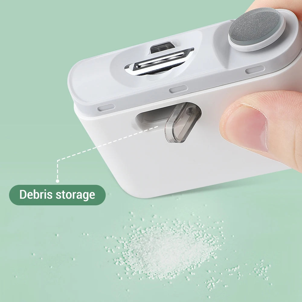 2-in-1 Electric Nail Clipper & Grinder with LED | Baby & Adult Electric Nail Clipper Oasis Select