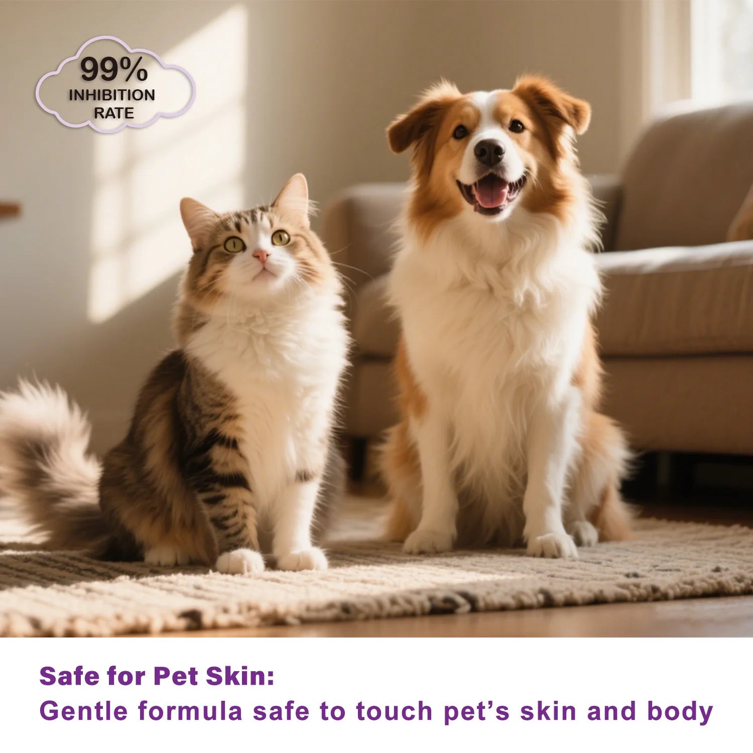 Plant-Based Pet Deodorant Spray Dogs & Cats 300ml | 24H Fresh Pet Deodorant Spray Oasis Select