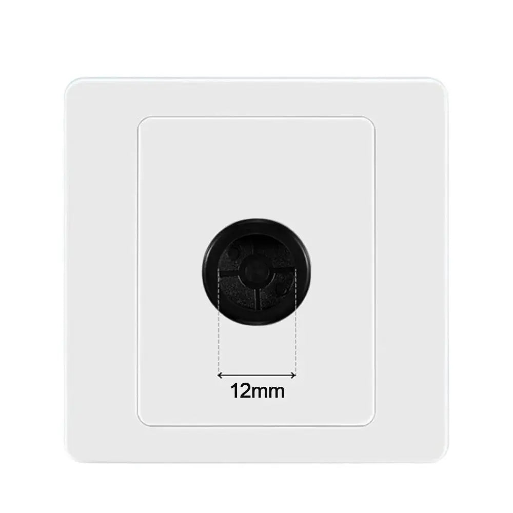 86-Type Wall Blank Panel with Rubber Pad & Cable Outlet Hole
