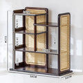 Desktop cup holder Multi-layer teacup water cup grid holder Mark coffee cup display rack Premium cup storage rack Oasis Select Walnut-50