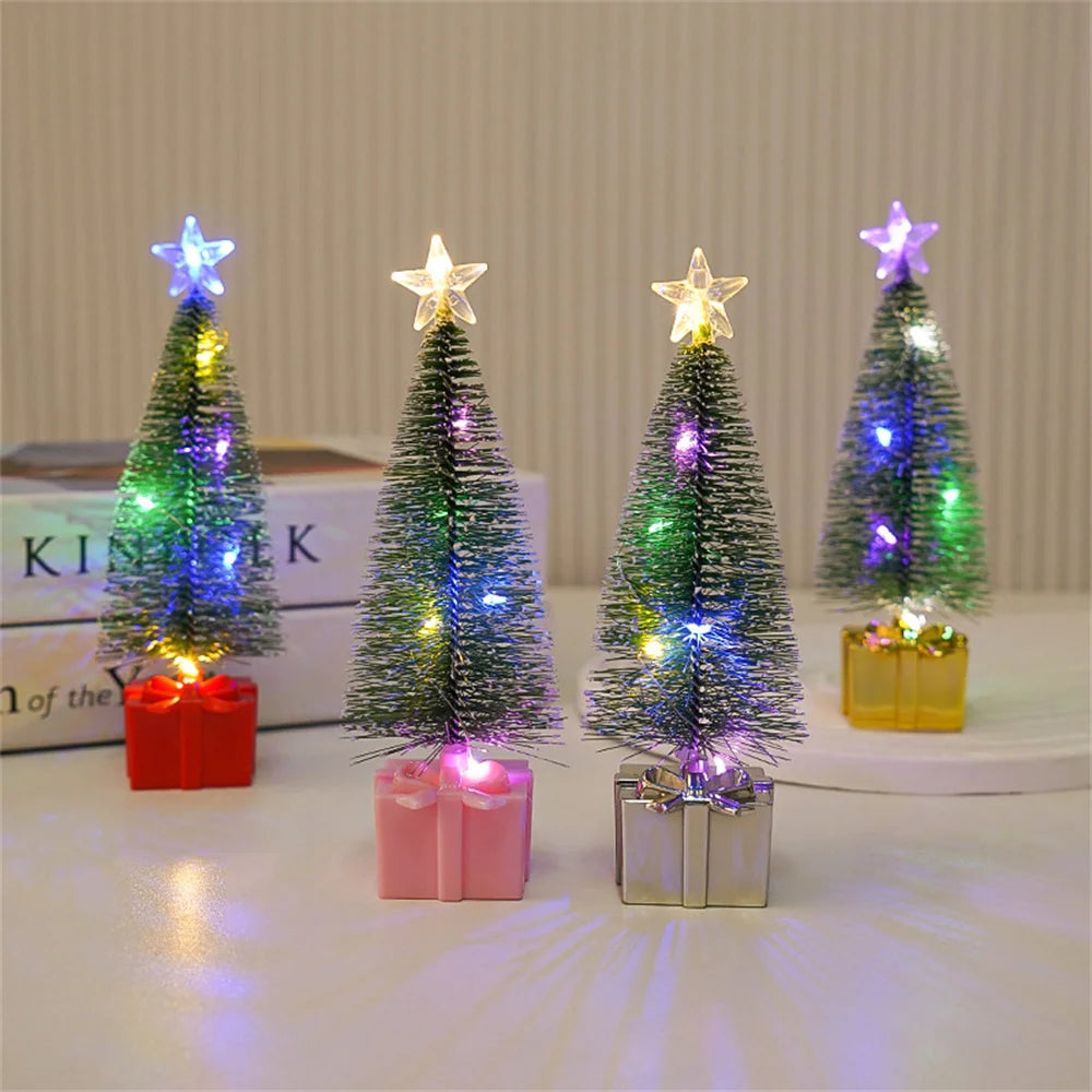 LED Multicolor Mini Christmas Tree Desktop Decoration | Gift
