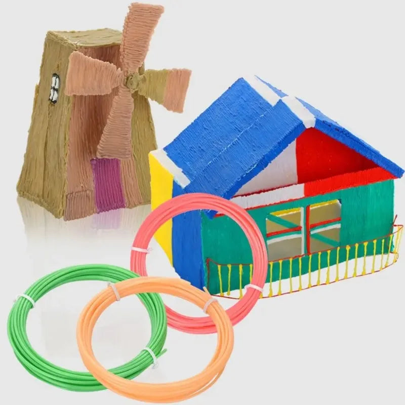 Drawing Print For Kids Adult Creative Toy Gift 36M PLA Filaments +USB 3D Pens 3D Printing Pen Arts Printer Set PLA Filament Oasis Select