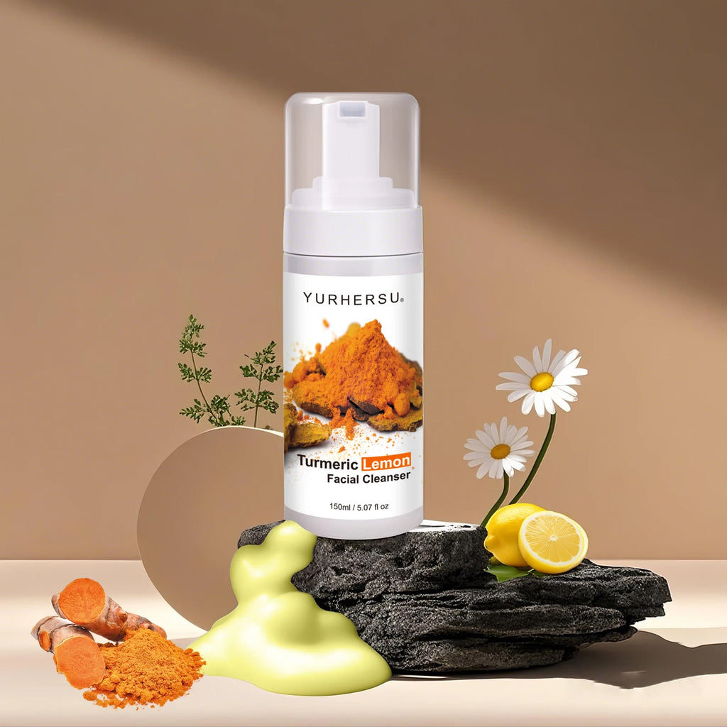 Turmeric Foam Facial Cleanser – Brightening Face Wash 150ml Foam Facial Cleanser Oasis Select