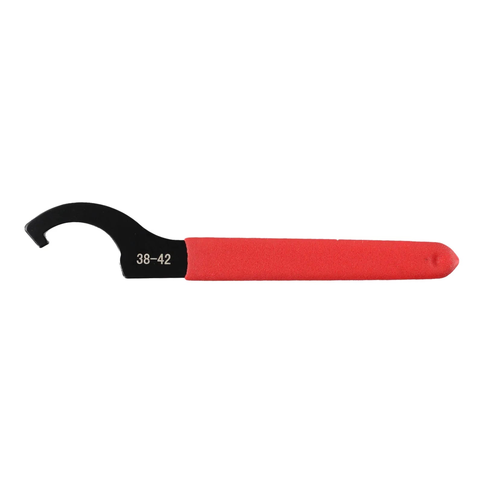 45-48HRC C Hook Spanner Wrench Spanner Collet Chuck Half Moon Wrench For 38-72mm Round Nut With Red Non-slip Handle Oasis Select