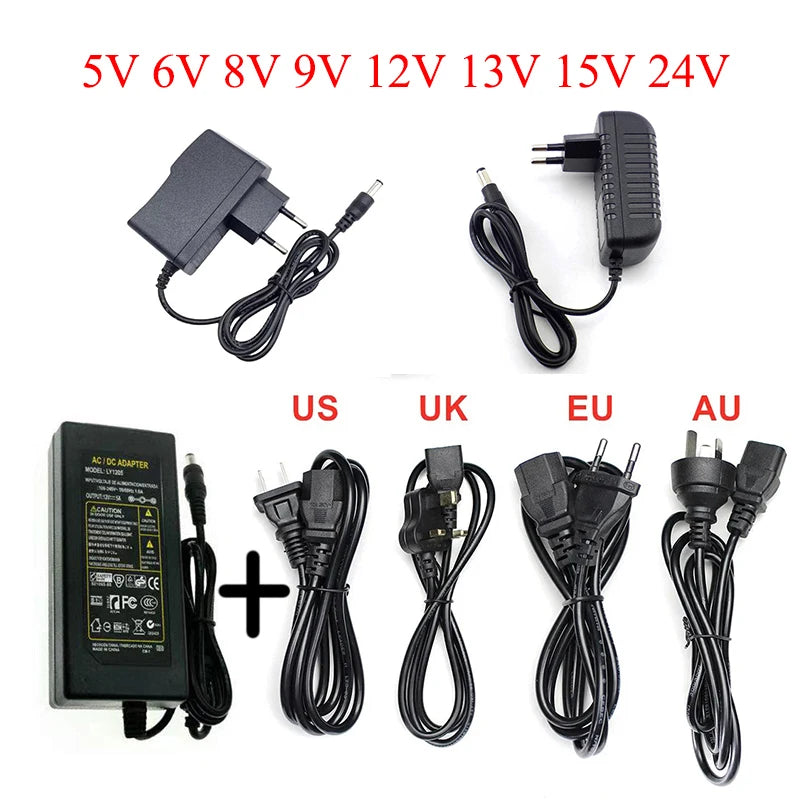 12V 24V Power Supply Transformer 220V TO DC 5V 6V 8V 9V 12V 13V 15V 24V Power Supply Transformers 220 V TO 24 15 13 12 9 8 6 5 V Oasis Select 24V 10A AU Plug