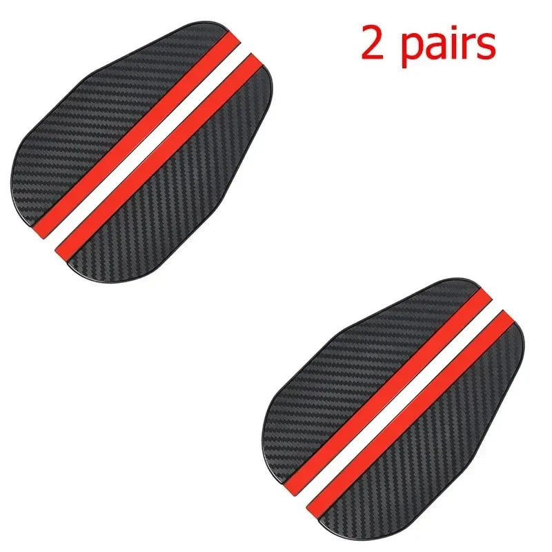 1/5pair Car Rearview Mirror Rain Shield Rain Eyebrow Rain Cover Universal Carbon Fiber Rear View Side Mirror Rain Eyebrow Shield Oasis Select 2pairs Carbon Fiber