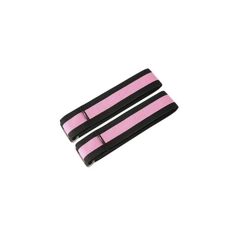 Lady's hip resistance band - black band with pink accessory, medium tension, hip exercise band Oasis Select