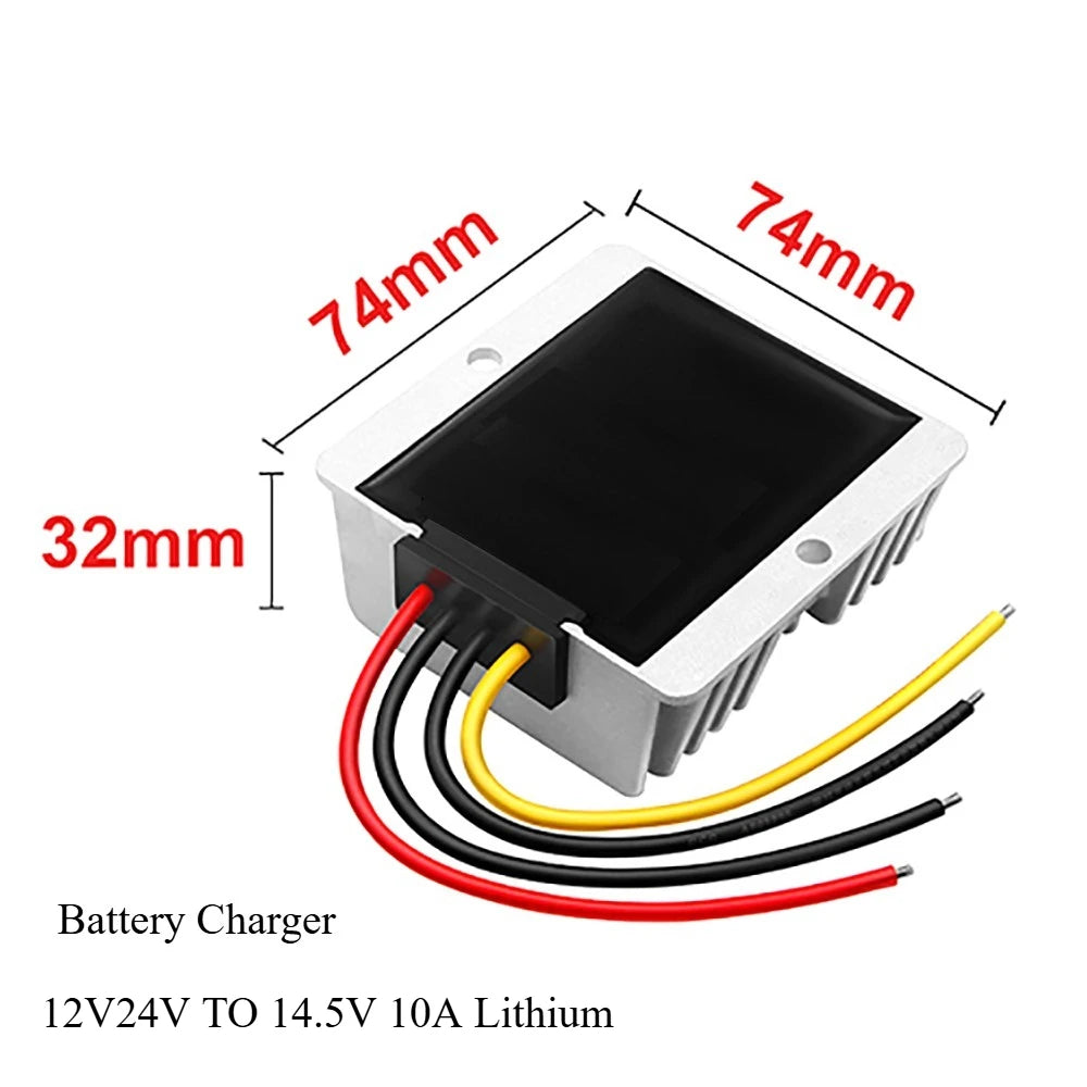 9V-36V 12V24V to 16.8V 13.8V 12.6V 14.5V 5A-20A 12V BOOST Lithium Battery Chargers DC DC Charger BUCK For Dual-battery System Oasis Select 14.5V 10A Lithium 9V-36V