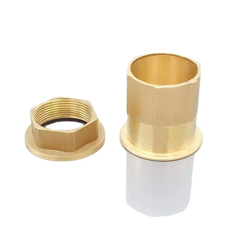 Copper Kitchen Sink Cold Hot Faucet Accessories Base Fixed Foot Screw Nut Water Tap Pipe Connector for Bathroom Kitchen Hardware Oasis Select