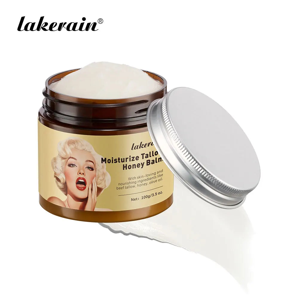 Tallow Honey Balm Long-lasting Moisturizing Skincare Beef Tallow Face Cream Nourishing Body Lotion Face Cream Care Cosmetics Oasis Select Honey
