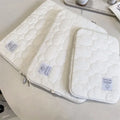 New Cloud Laptop Sleeve Ipad Bag Cotton Large Capacity Storage Embroidery 11/13/14 /15 15.6 16 Inch Notebook Pouch Oasis Select WHITE 12.9-14 Inch