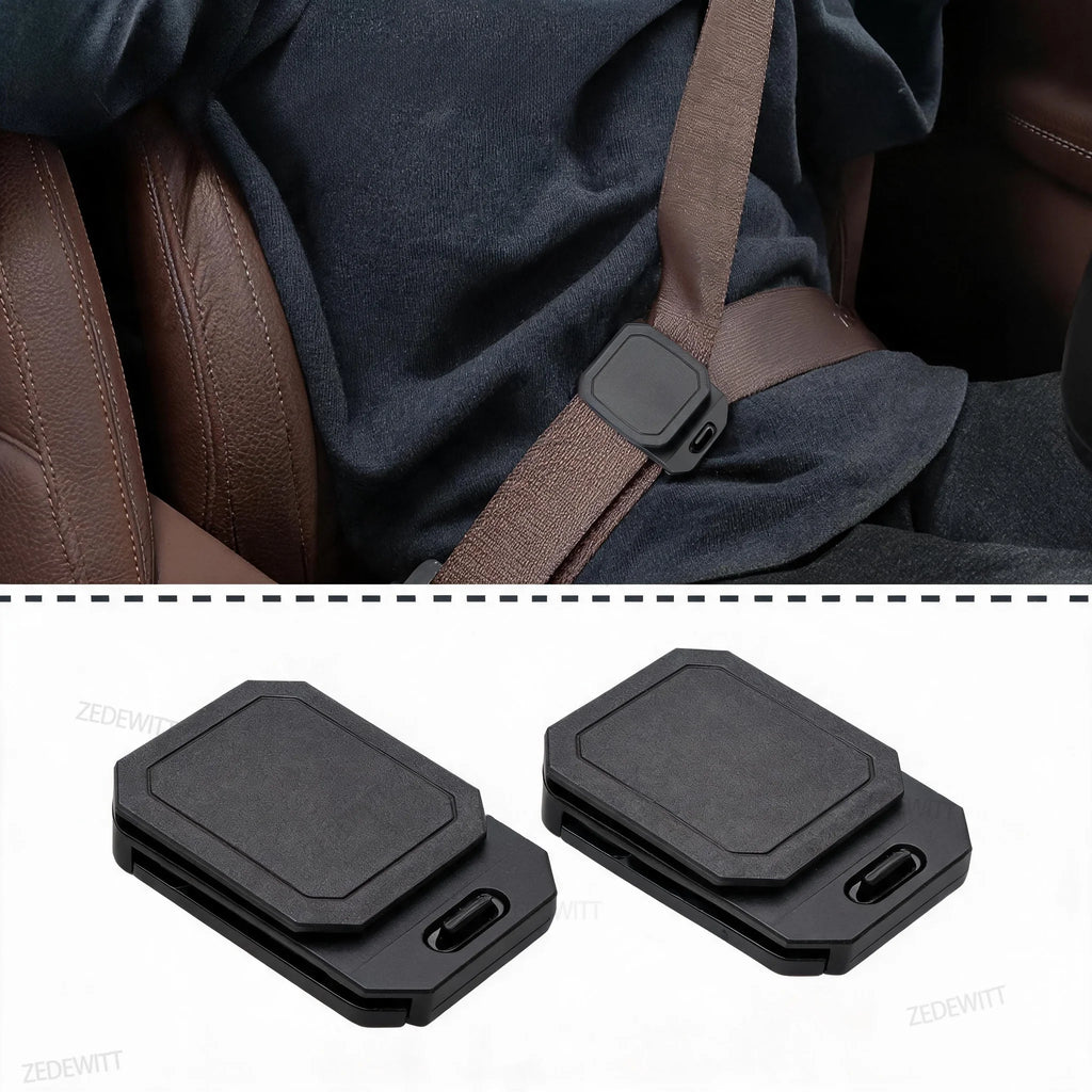 Shoulder Belt Comfort Clip Anti Slip Silicone Seatbelt Adjuster Neck Shoulder Relief Belt Positioner For Adult Car SUV Truck RV Oasis Select