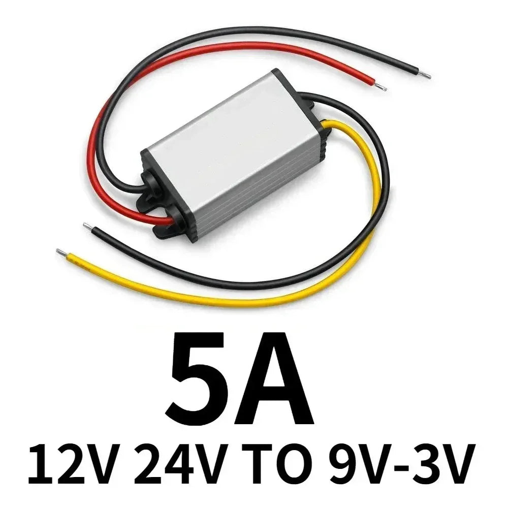 12V to 9V DC Power Converter 24V to 9V 12V24V to 9V 7.5V 6V 5V 4.2V 3.7V 3V 3.3V 5A Transformer Step-Down Module CE RoHS Oasis Select