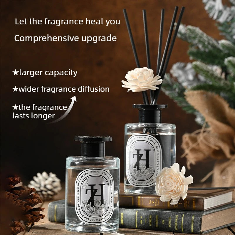 Flameless Home Fragrance Zuohe Hilton Shangri-La Freesia Lavender Aromatherapy Oil with Reed Diffuser Stick Liquid Air Freshener Oasis Select