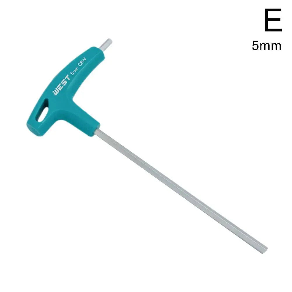KITPIPI T-Handle Hex Allen Wrench | CRV 2mm–10mm T-Handle Hex Wrench Oasis Select 5.0mm