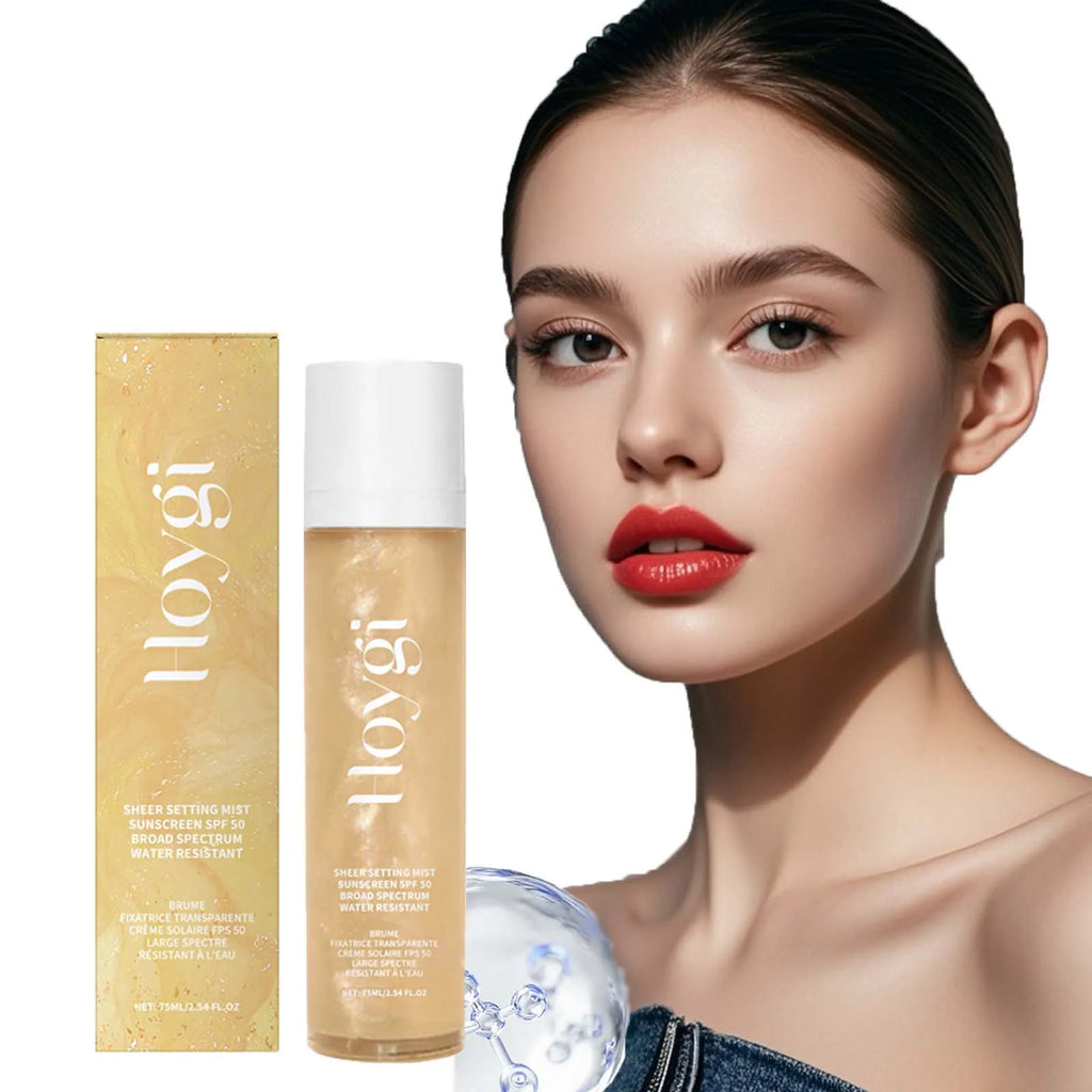 Spf 50+ Makeup Setting Spray Oil Control Natural Refreshing Waterproof Lasting Makeup Fixer Sun Protection Face Mist Cosmetics Oasis Select