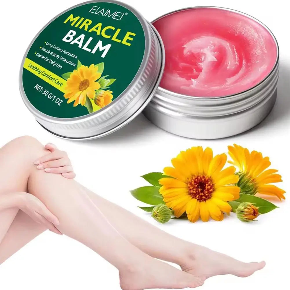 Soothing Moisturizer Miracle Balm for Swollen Legs, Relaxed and Comfortable, Soothing Joint Cream for Back, Hands, Feet and Body Oasis Select