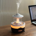 Simulation UFO Shaped Essential Oil Humidification Aroma Machine Colorful Night Light Silent Intelligent Aromatherapy Machine Oasis Select black