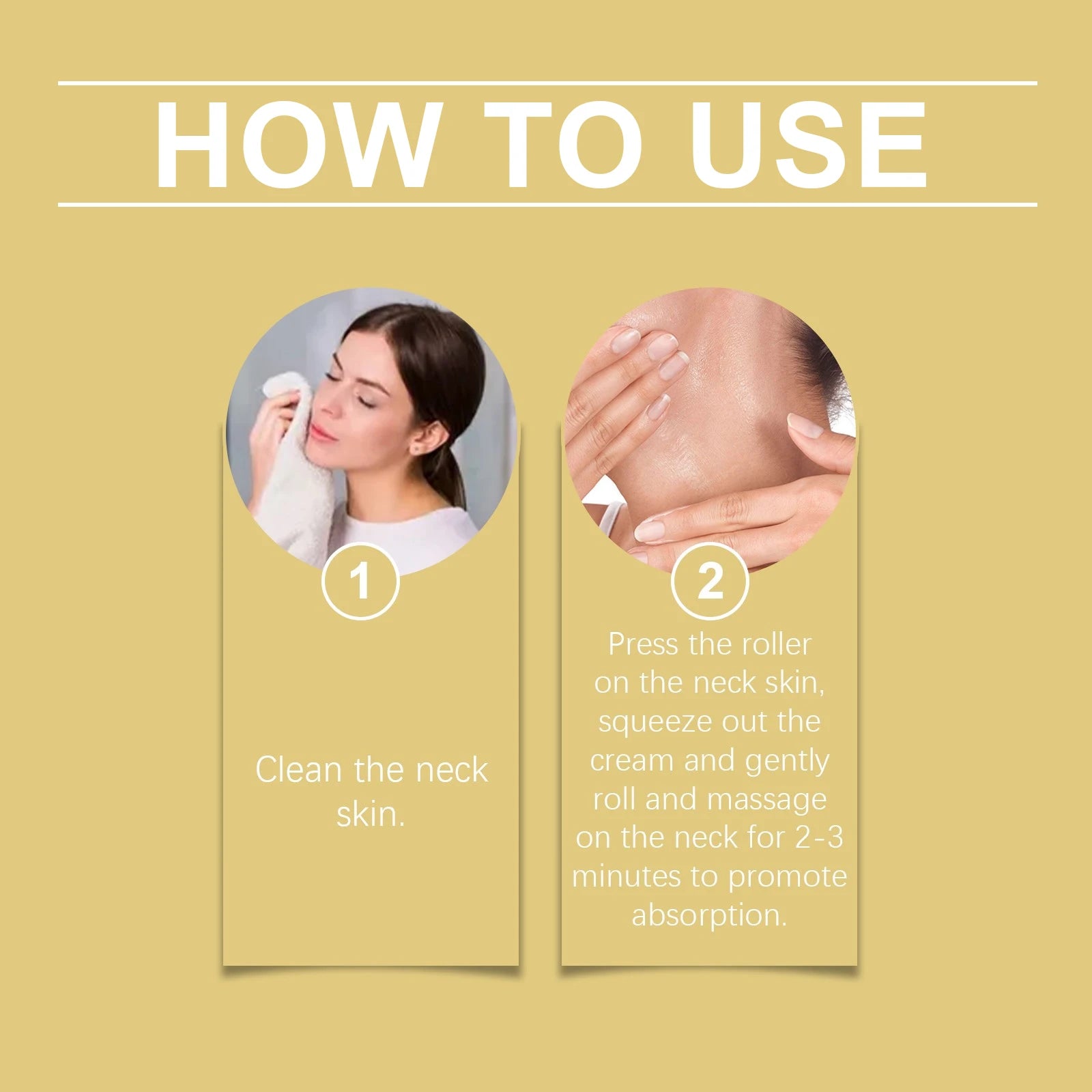 Jaysuing Neck Firming Roller Cream – Wrinkle & Double Chin Neck Firming Cream Oasis Select