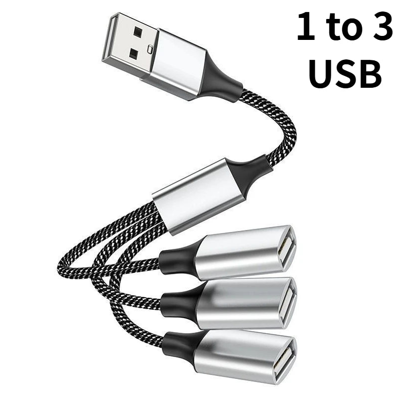 Multi USB Hub Extensions 2/3/4 Port Hub USB Splitter Fast Data Transmission OTG Adapter For Computer Xiaomi Macbook Pro Air Oasis Select 1 to 3