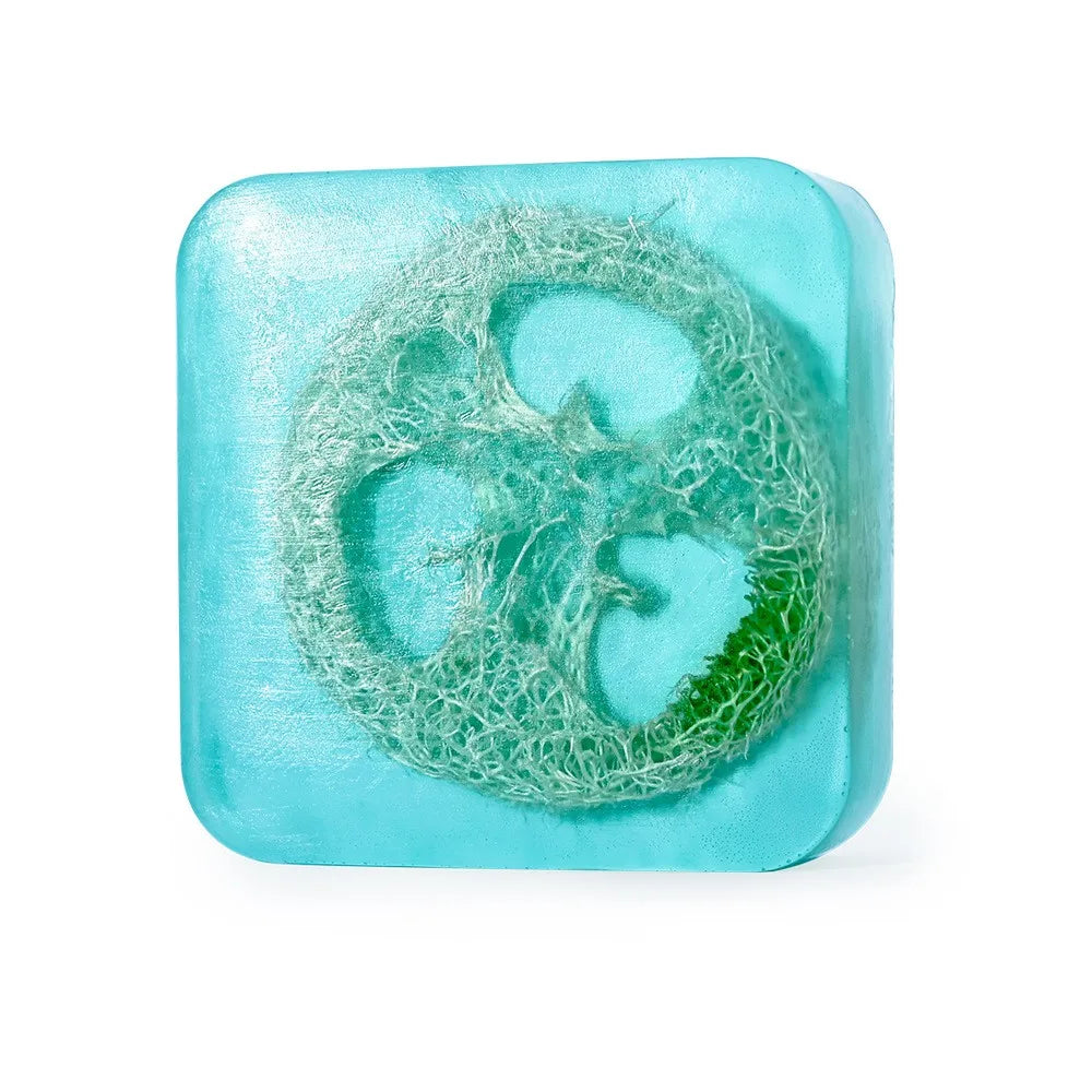 Loofah Sea Salt Essential Oil Bar Soap – Deep Cleanse & Exfoliate