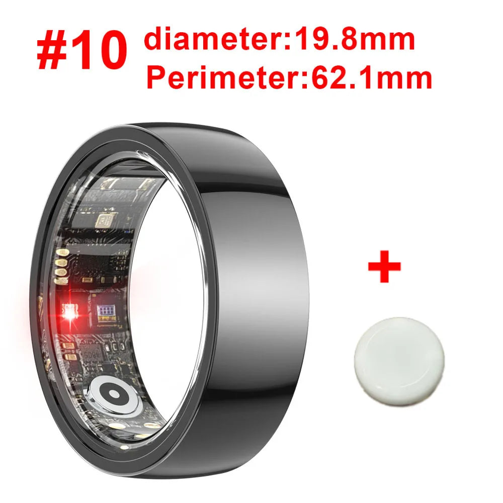 Smart Ring Men Women Health Heart Rate Sports Rings Sleep Monitoring IP68 Waterproof Smartring Wearing Without Sensation Oasis Select BK 10 A CDC