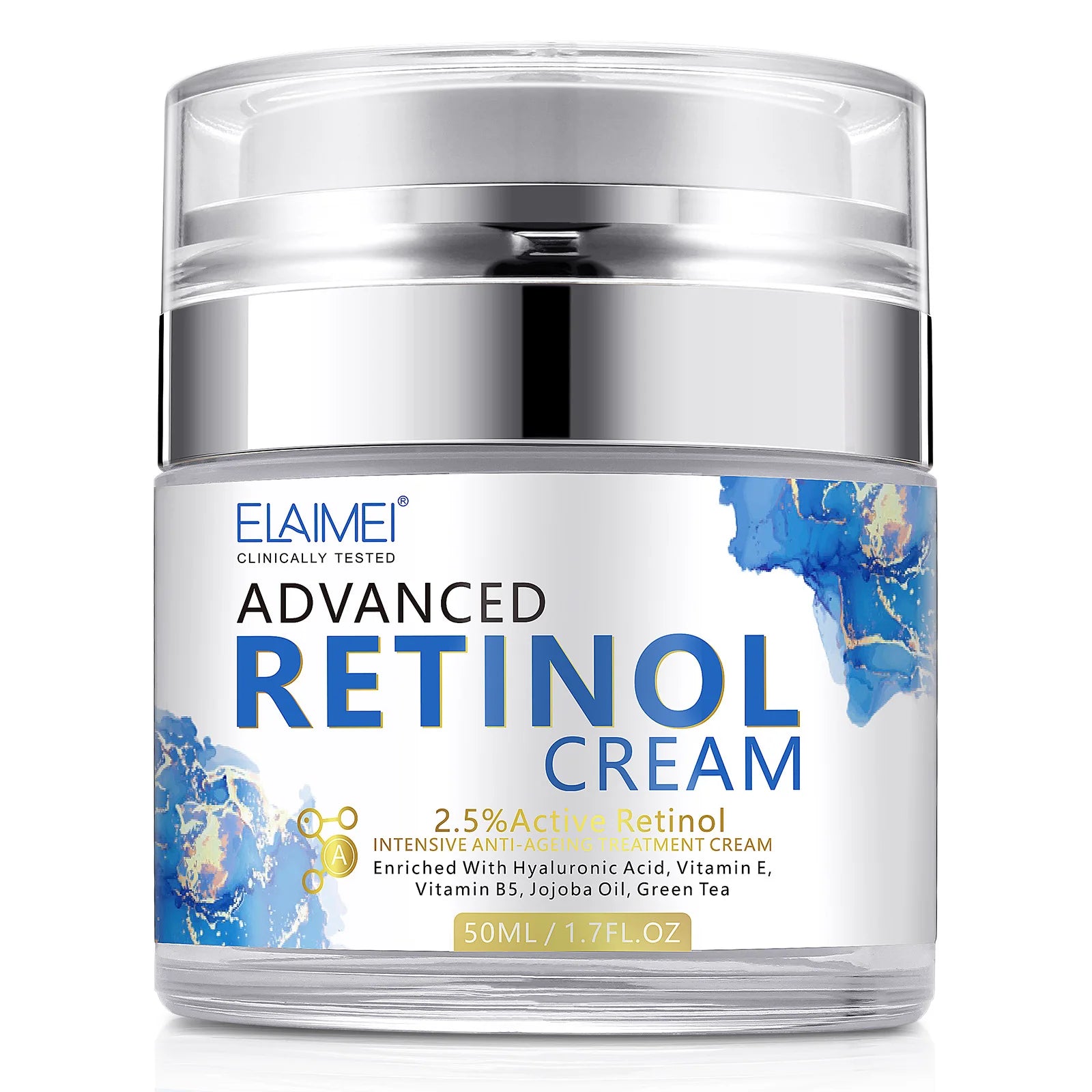 Retinol Face Cream 50ml – Collagen & Hyaluronic Acid