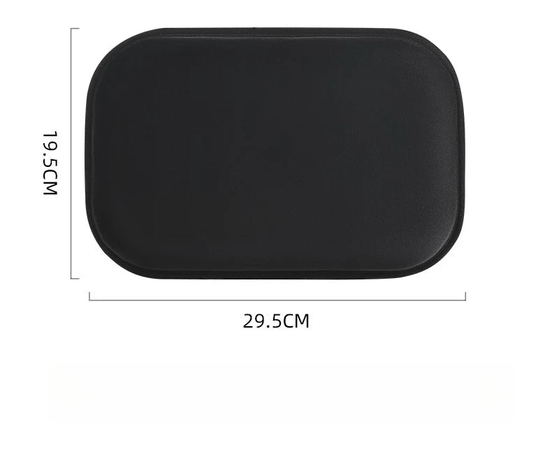 Car Armrest Pad Durable Universal Soft 1pc Plush Heightening Pad For Central Console For Vehicles For Car Interior Armrest Cover Oasis Select black