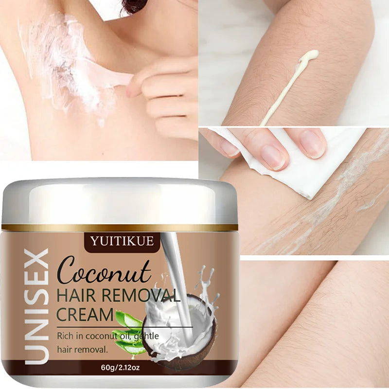 YUITIKUE Coconut Hair Removal Cream – Smooth Skin 60g