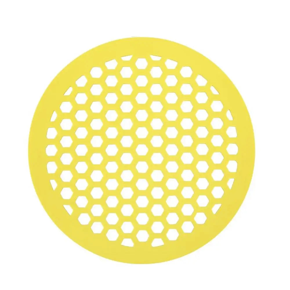 Floating Bee Island-Bee Waterer Hexagonal Bee Insect Drinking Tray Acrylic Beekeeping Setups Luring insects Waterer Catcher Cups Oasis Select Yellow
