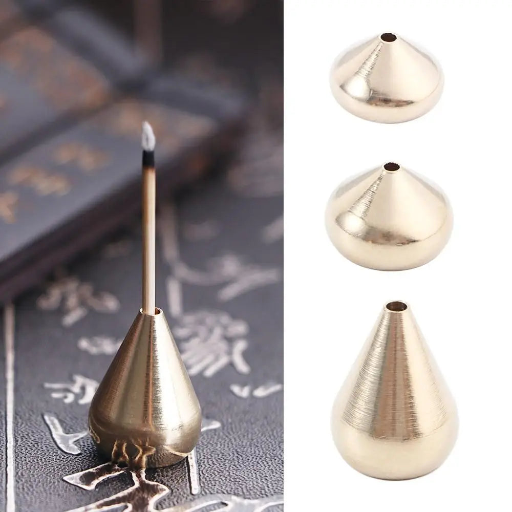 Brass Anti-oxidation Metal Craft Buddhism Incense Base Home Decoration Incense Stick Holder Sandalwood Coil Base Oasis Select