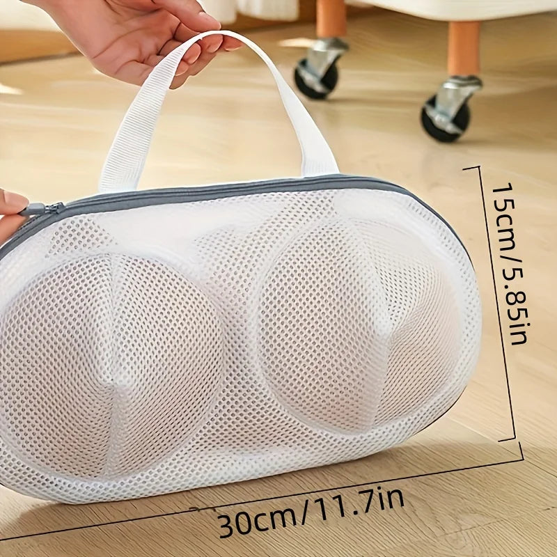 2pcs Bra Laundry Bag Underwear Wash Package Brassiere Clean Pouch Anti Deformation Mesh Pocket Special for Washing Machine Oasis Select