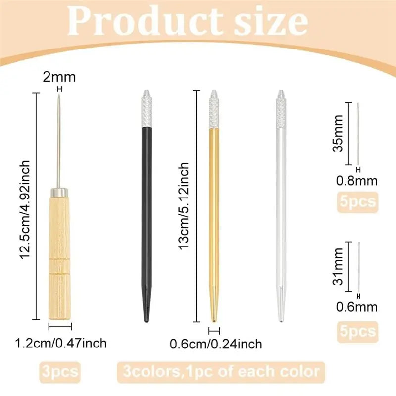 LIKE WISH Hair Rooting Holders Tools Set, DIY Handle Wig Tool Supplies Reroot Rehair Tools Hair Making Accessorie Oasis Select